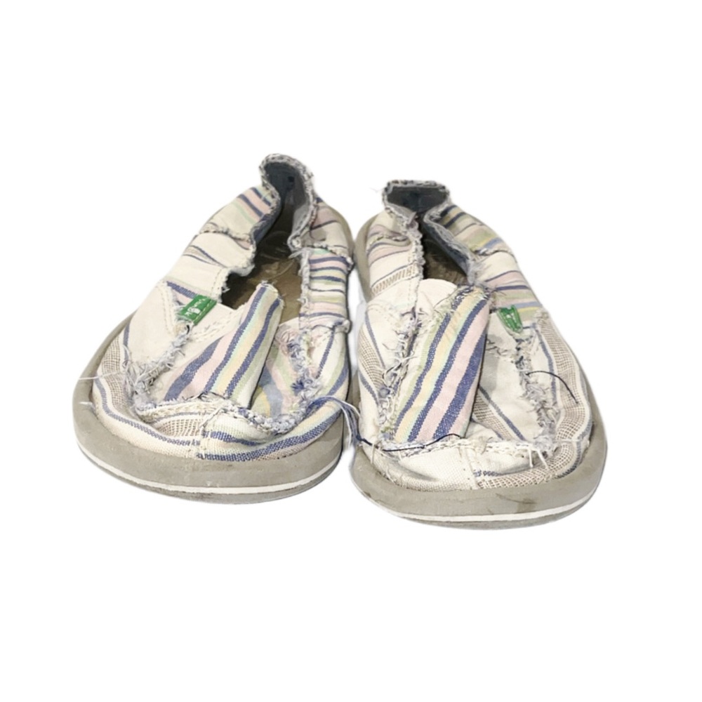 SANUK Women's Striped Slip On Loafers Size 6 - Picture 3 of 10